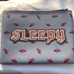 Disney X Coach Sleepy Large Canvas Pouch